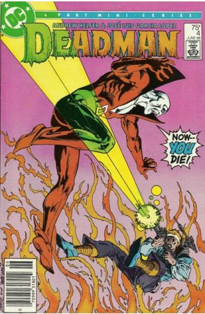 Deadman (2nd series) 4 (Newsstand) published by DC with cover art by John Byrne