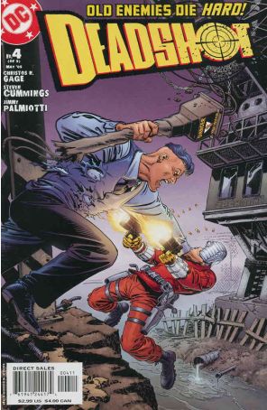 Deadshot (2nd Series) 4 published by DC with cover art by Mike Zeck