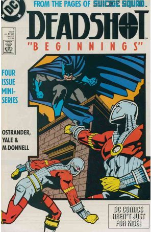 Deadshot 1 published by DC with cover art by Luke McDonnell