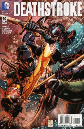 Deathstroke (2nd Series) 10 published by DC with cover art by Tony S. Daniel