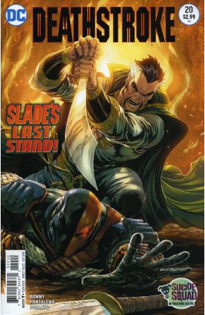 Deathstroke (2nd Series) 20 published by DC with cover art by Tyler Kirkham