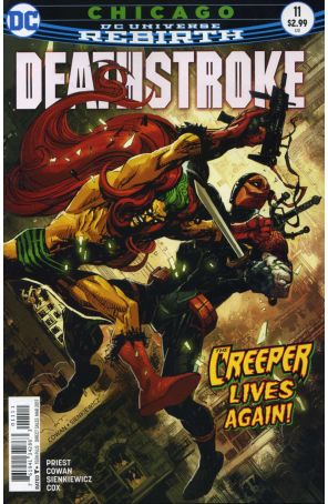 Deathstroke (3rd Series) 11 published by DC with cover art by Denys Cowan