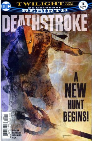 Deathstroke (3rd Series) 12 published by DC with cover art by Bill Sienkiewicz