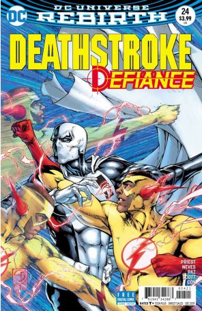 Deathstroke (3rd Series) 24A published by DC with cover art by Shane Davis