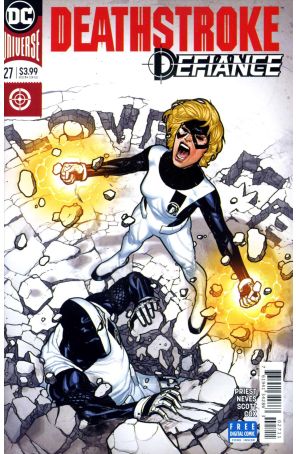 Deathstroke (3rd Series) 27 published by DC with cover art by Ryan Sook