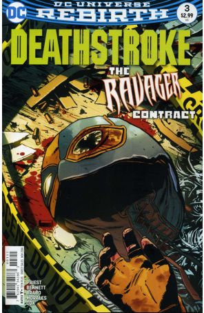 Deathstroke (3rd Series) 3 published by DC with cover art by Aco