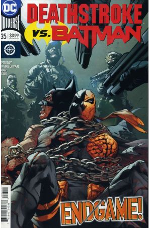 Deathstroke (3rd Series) 35 published by DC with cover art by Robson Rocha