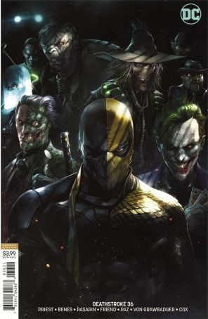 Deathstroke (3rd Series) 36A published by DC with cover art by Francesco Mattina