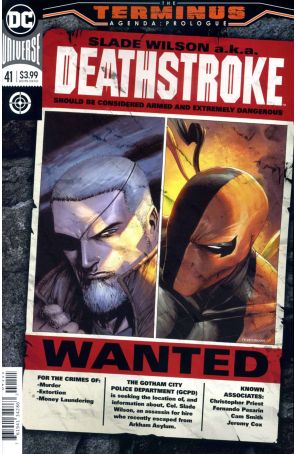 Deathstroke (3rd Series) 41 published by DC with cover art by Tyler Kirkham