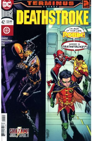 Deathstroke (3rd Series) 42 published by DC with cover art by Jason Paz