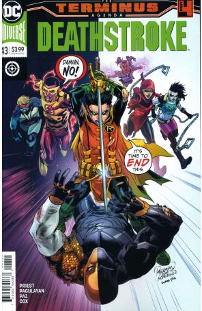 Deathstroke (3rd Series) 43 published by DC with cover art by Jason Paz