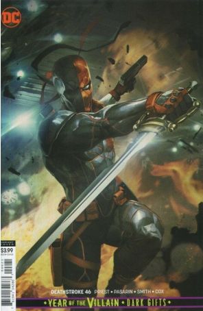 Deathstroke (3rd Series) 46A published by DC with cover art by Skan