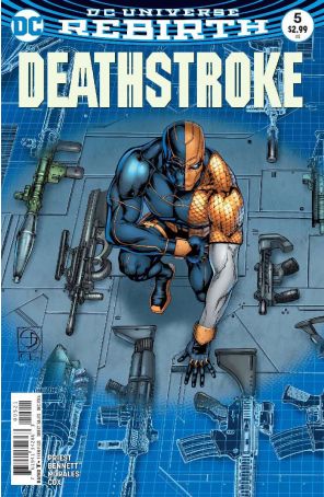 Deathstroke (3rd Series) 5A published by DC with cover art by Shane Davis