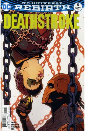 Deathstroke (3rd Series) 5 published by DC with cover art by Aco
