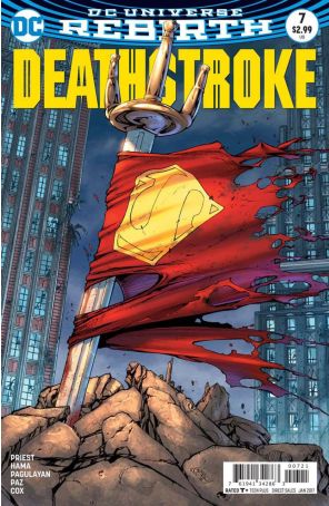 Deathstroke (3rd Series) 7A published by DC with cover art by Shane Davis