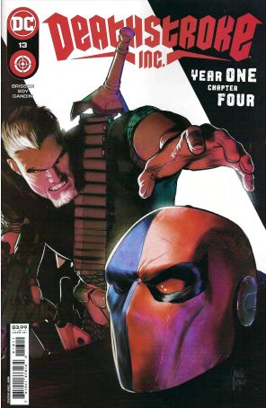 Deathstroke Inc. 13 published by DC with cover art by Mikel Janin