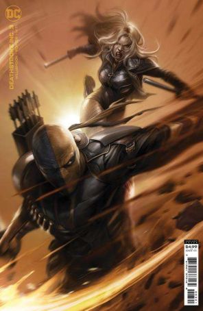 Deathstroke Inc. 3A published by DC with cover art by Francesco Mattina