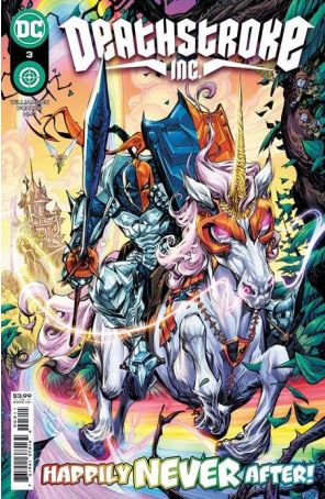 Deathstroke Inc. 3 published by DC with cover art by Howard Porter