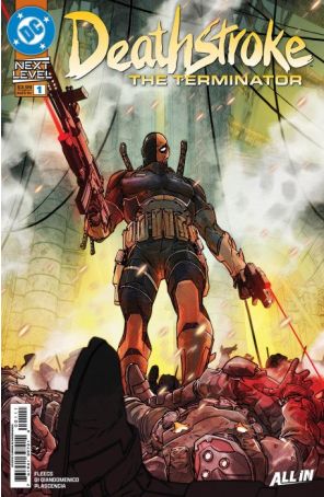 Deathstroke the Terminator (2nd Series) 1A published by DC with cover art by Carmine Di Giandomenico