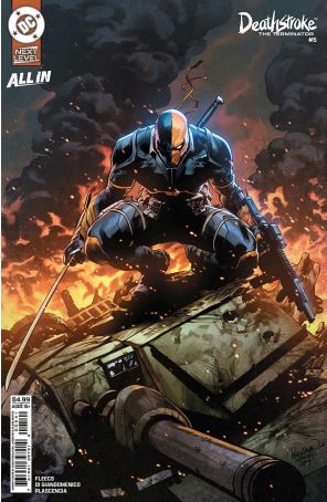 Deathstroke the Terminator (2nd Series) 5D published by DC with cover art by Carlo Pagulayan