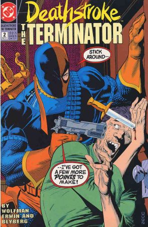 Deathstroke the Terminator 2 published by DC with cover art by Mike Zeck