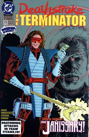 Deathstroke the Terminator 23 published by DC with cover art by Mike Zeck
