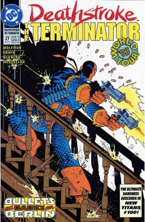 Deathstroke the Terminator 27 published by DC with cover art by Mike Zeck