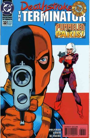 Deathstroke the Terminator 32 published by DC with cover art by Steve Erwin