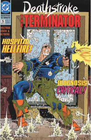 Deathstroke the Terminator 5 published by DC with cover art by Mike Zeck