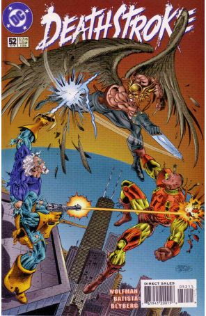 Deathstroke the Terminator 52 published by DC with cover art by Sergio Cariello