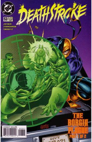 Deathstroke the Terminator 53 published by DC with cover art by Sergio Cariello