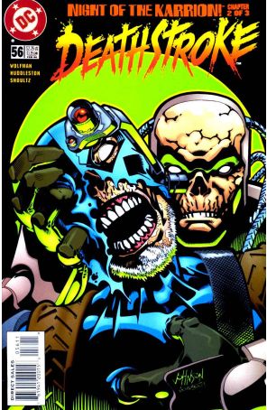 Deathstroke the Terminator 56 published by DC with cover art by Dave Johnson