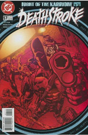 Deathstroke the Terminator 57 published by DC with cover art by Dave Johnson