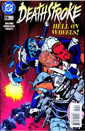 Deathstroke the Terminator 59 published by DC with cover art by Dave Johnson