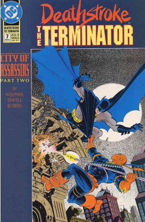 Deathstroke the Terminator 7 published by DC with cover art by Mike Zeck