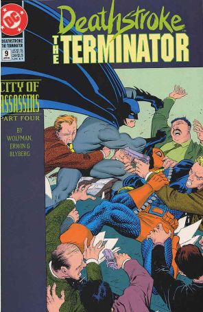 Deathstroke the Terminator 9 published by DC with cover art by Mike Zeck