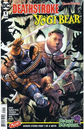 Deathstroke/Yogi Bear Special 1 published by DC with cover art by Tyler Kirkham