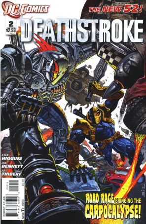 Deathstroke 2 published by DC with cover art by Simon Bisley