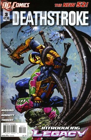 Deathstroke 3 published by DC with cover art by Simon Bisley