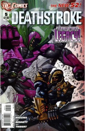 Deathstroke 5 published by DC with cover art by Simon Bisley