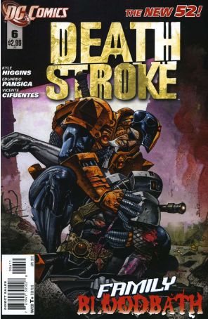 Deathstroke 6 published by DC with cover art by Simon Bisley