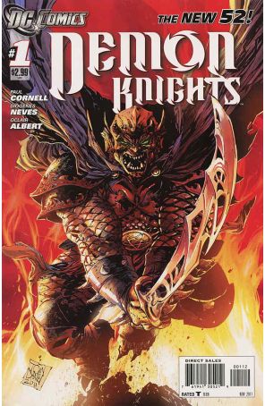 Demon Knights 1 (2nd) published by DC with cover art by Tony Daniel