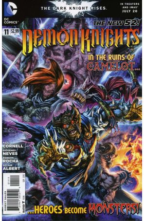Demon Knights 11 published by DC with cover art by Philip Tan