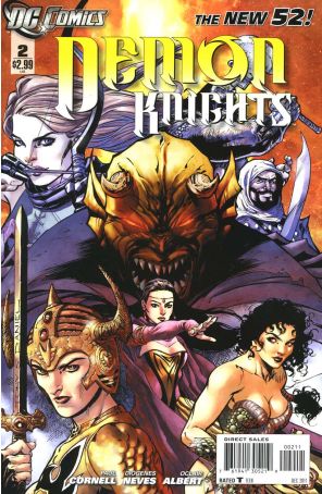 Demon Knights 2 published by DC with cover art by Tony Daniel