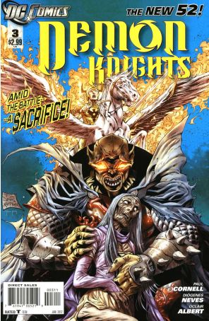 Demon Knights 3 published by DC with cover art by Tony Daniel