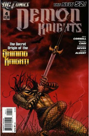Demon Knights 4 published by DC with cover art by Mike Choi