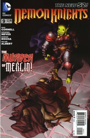 Demon Knights 9 published by DC with cover art by Mike Choi