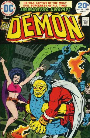 Demon (1st Series) 16 published by DC with cover art by Jack Kirby