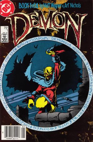 Demon (2nd Series) 1 (Newsstand) published by DC with cover art by Matt Wagner