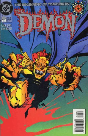 Demon (3rd Series) 0 published by DC with cover art by John McCrea